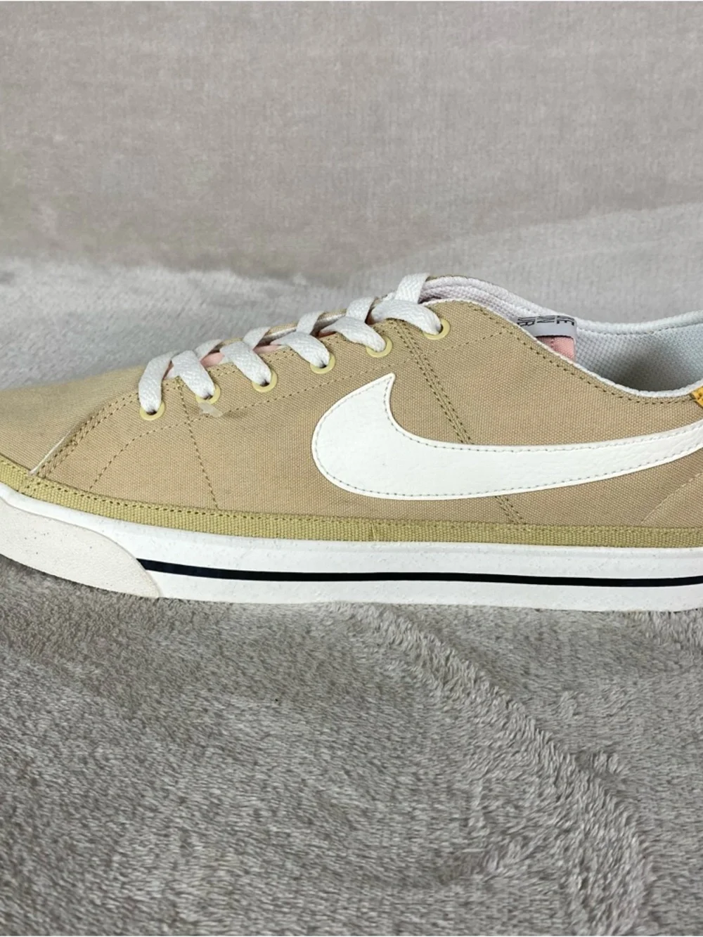 Nike Court Legacy DV0516-700 Mens Size 12 Wheat Grass Canvas Athletic Shoes‎ NEW